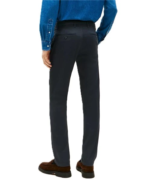PANTALONI CHINO SLIM FIT IN MISTO COTONE UOMO BLU