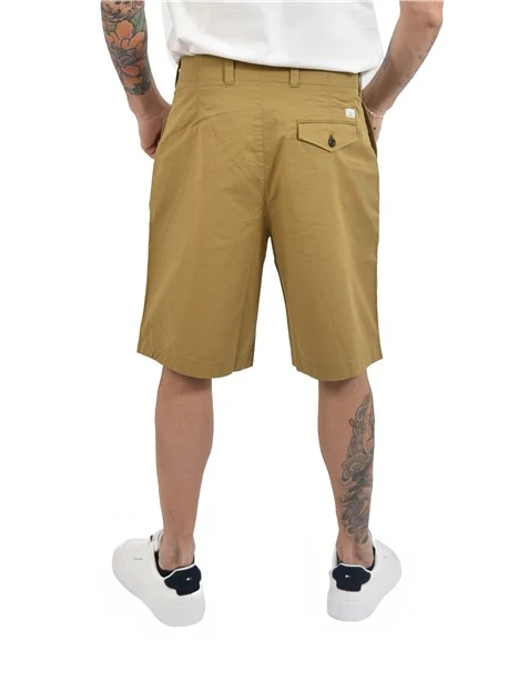 BERMUDA CON DETTAGLIO LOGO POSTERIORE UOMO GIALLO