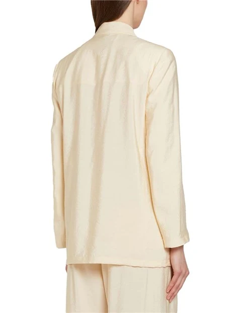 BLAZER DOPPIOPETTO CON BOTTONI A VISTA DONNA BIANCO