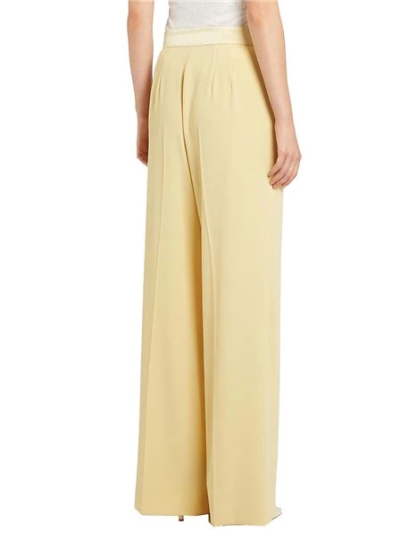 PANTALONI PALAZZO TASCHE ALLA FRANCESE DONNA GIALLO