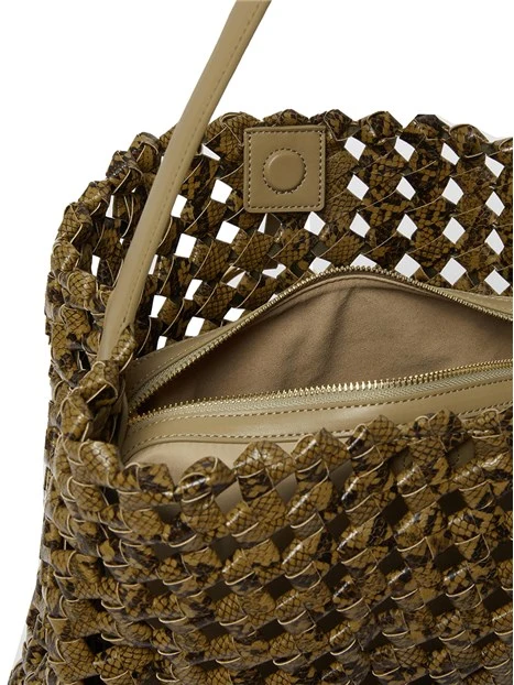 BORSA A SPALLA  MLAOTTICO DONNA MARRONE