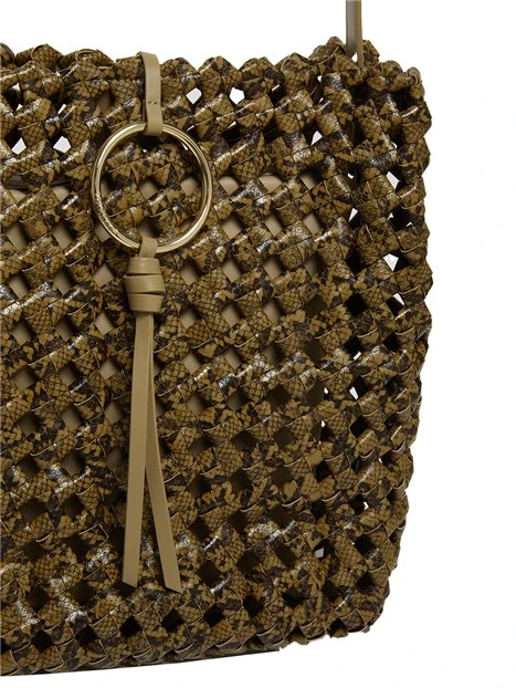 BORSA A SPALLA  MLAOTTICO DONNA MARRONE