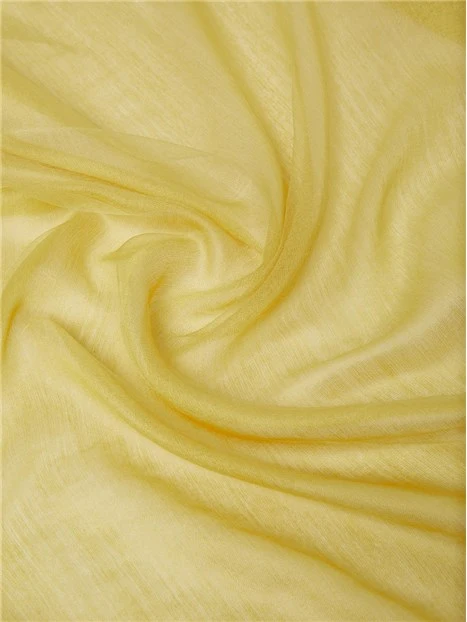 STOLA IN SETA E VISCOSA DONNA GIALLO