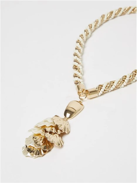 COLLANA CON MADREPERLA DONNA ORO