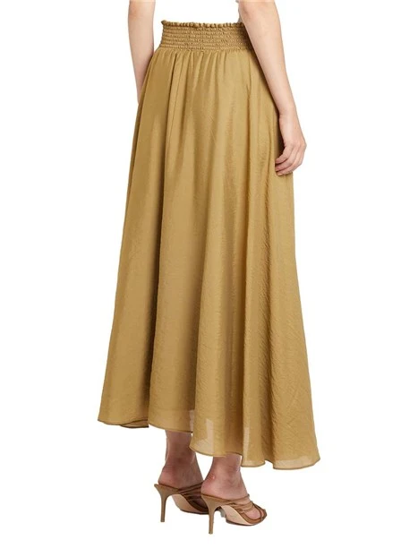 GONNA LUNGA CON CINTURINO DONNA MARRONE