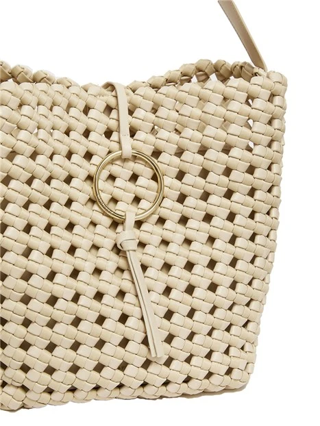 BORSA A SPALLA MLABARCA DONNA BEIGE