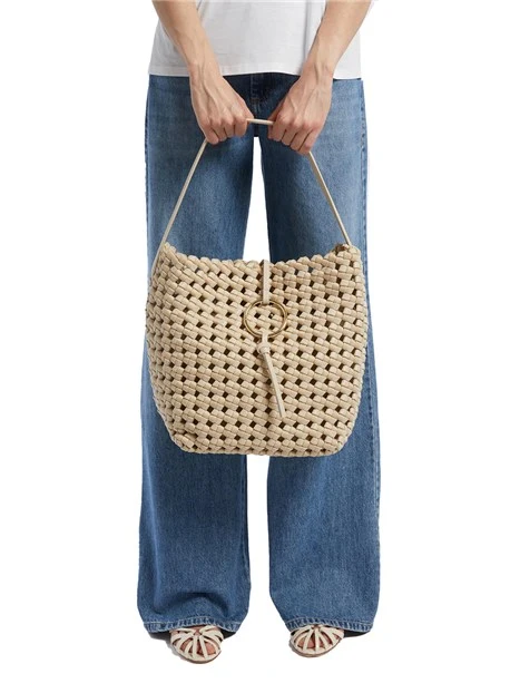 BORSA A SPALLA MLABARCA DONNA BEIGE