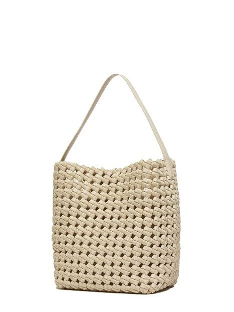 BORSA A SPALLA MLABARCA DONNA BEIGE
