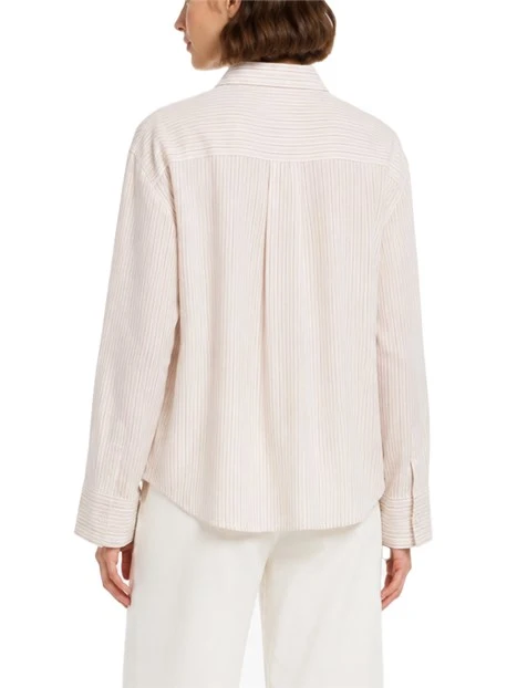 CAMICIA BOXY IN PURO LINO DONNA BIANCO