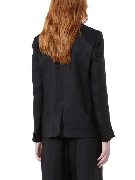 BLAZER MONOPETTO BOTTONE SINGOLO DONNA NERO