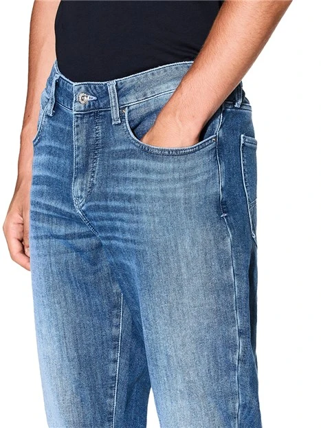 JEANS SKINNY MEDIO LAVAGGIO UOMO BLU
