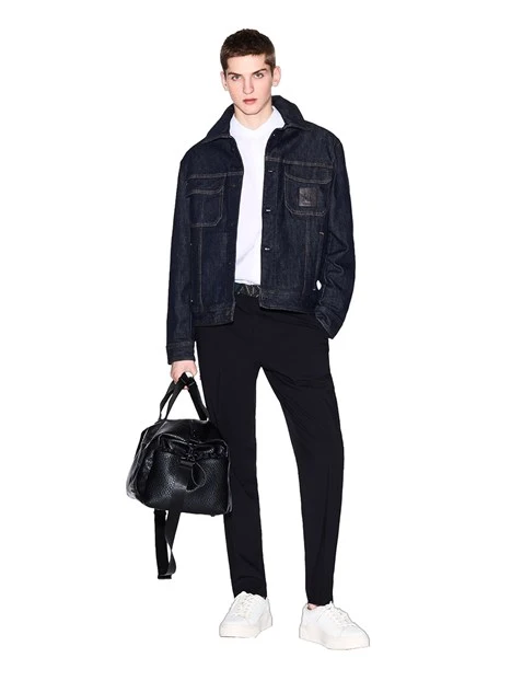 CAMICIA COREANA IN LINO UOMO BIANCO