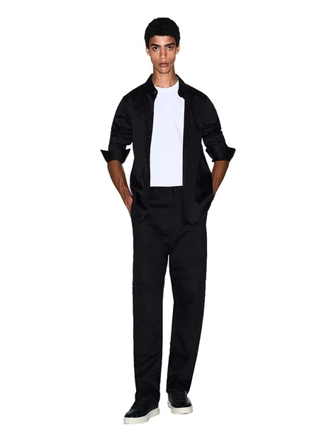 T-SHIRT MANICA CORTA CON IN COTONE CON LOGO UOMO BIANCO