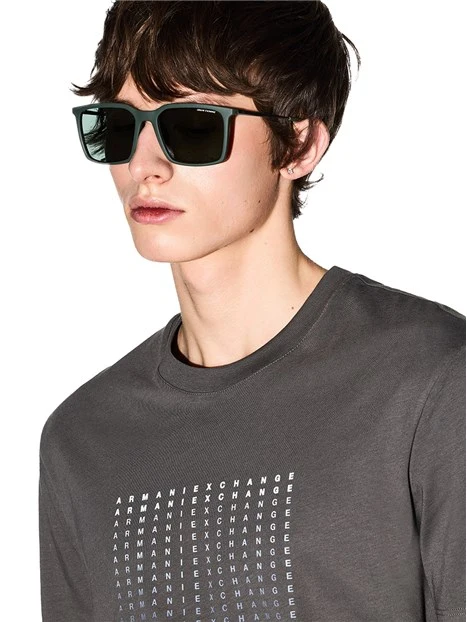 T-SHIRT MANICA CORTA STAMPA LOGO FANSTASIA UOMO GRIGIO