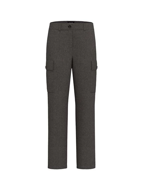 PANTALONI CHINO CON TASCHE LATERALI DONNA GRIGIO