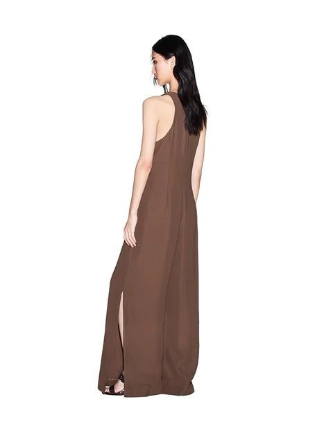 TUTA ELEGANTE SMANICATA DONNA MARRONE