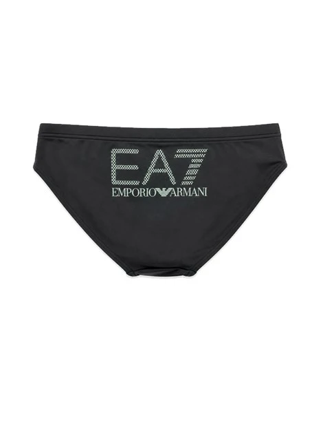 SLIP DA BAGNO CON LOGO POSTERIORE UOMO NERO