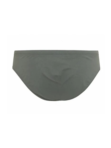 SLIP DA BAGNO CON BANDE LOGATE UOMO VERDE