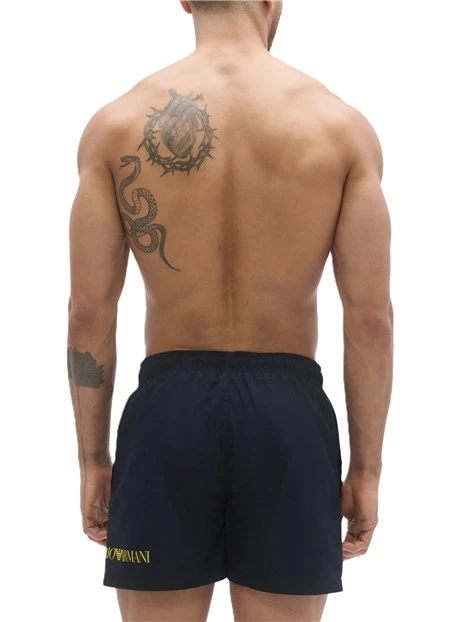 COSTUME BOXER CON FASCIA ELASTICA CON COULISSE UOMO BLU CHIARO