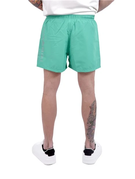 COSTUME BOXER CON COULISSE E FODERA IN RETE UOMO VERDE