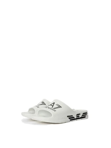 CIABATTE 7X000356AF18618 UOMO BIANCO