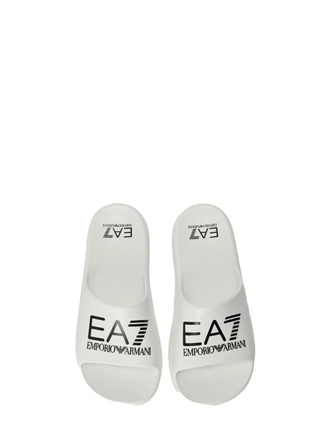 CIABATTE 7X000356AF18618 UOMO BIANCO