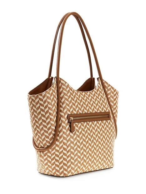 BORSA A SPALLA MULTI TESSI 2 IN 1 TOTE HWWG7691230 DONNA CUOIO