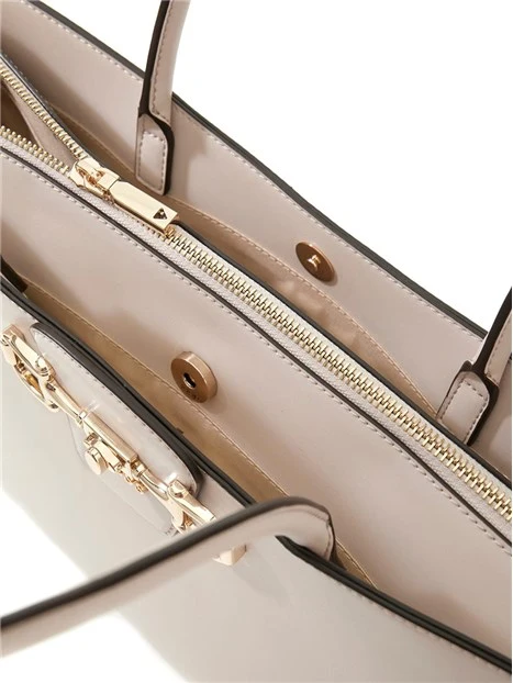 BORSA A SPALLA JANIE HWVG9910230 DONNA GRIGIO