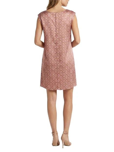 VESTITO CORTO IN MUSSOLA DI COTONE CON MANICHE AD ALETTA DONNA BIANCO