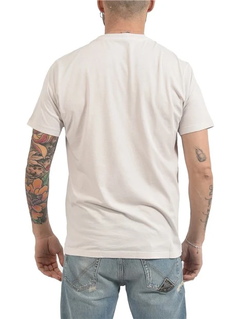 T-SHIRT MANICA CORTA IN JERSEY DI SUPIMA UOMO BEIGE