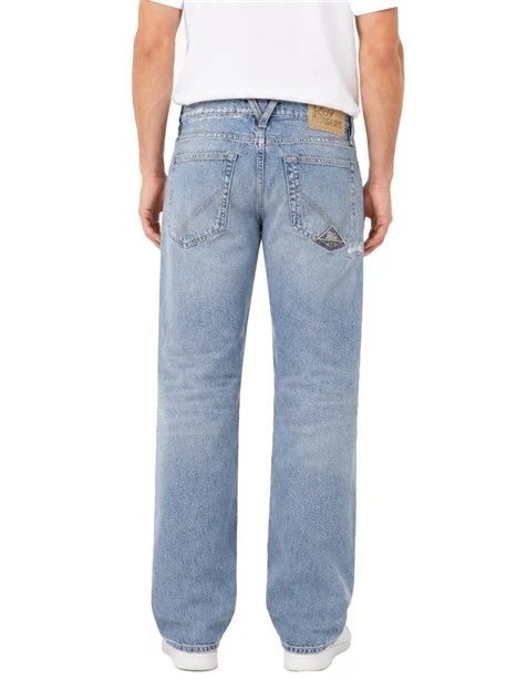 JEANS REGULAR LINEA AMPIA UOMO BLU