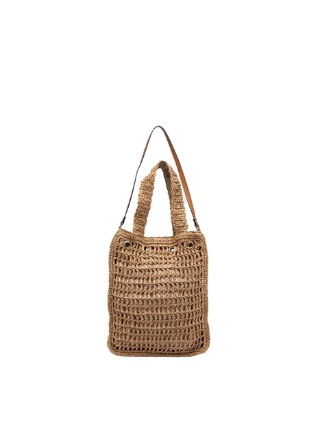 BORSA A SPALLA RND90345CS52XXXX DONNA BEIGE