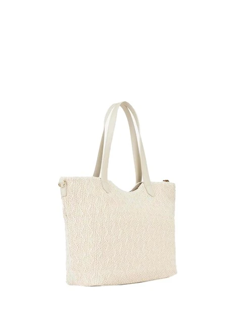 BORSA A SPALLA VBS7GG01PAG DONNA ECRU