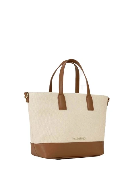 BORSA A MANO VBS9PS04 DONNA AVORIO/CUOIO