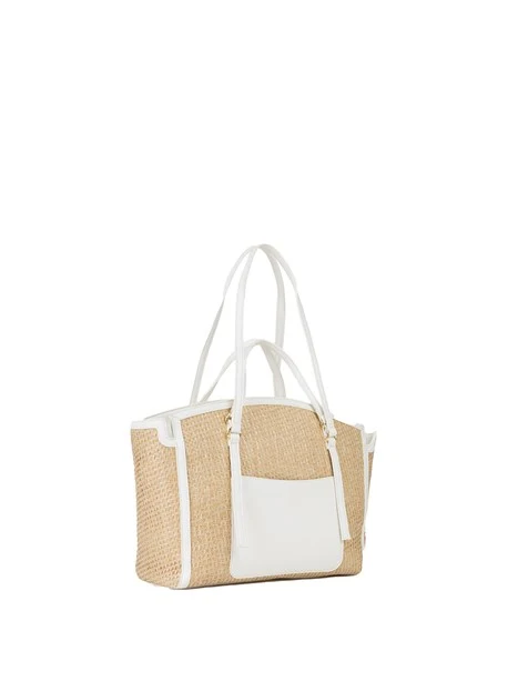 BORSA A SPALLA VBS9R901 DONNA AVORIO/BIANCO