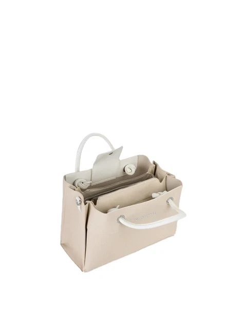BORSA A MANO VBSA0D02 DONNA AVORIO NAT/OFF WHITE