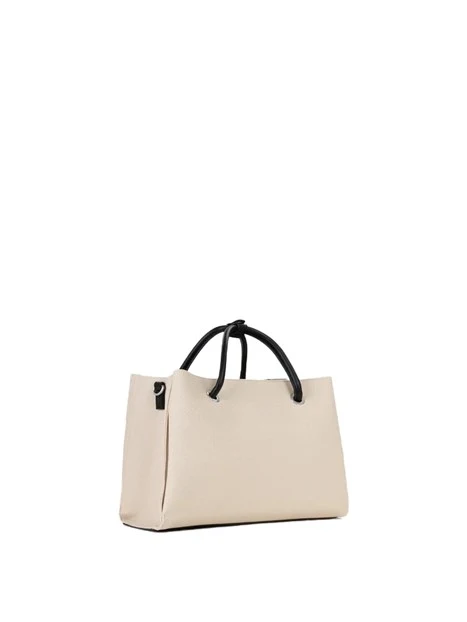BORSA A MANO VBSA0D02 DONNA AVORIO NAT/ NERO