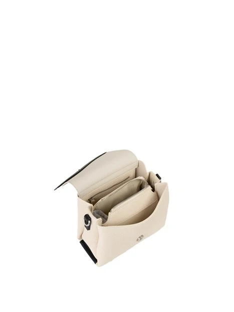 BORSA A SPALLA VBSA0D06 DONNA NAT/NERO