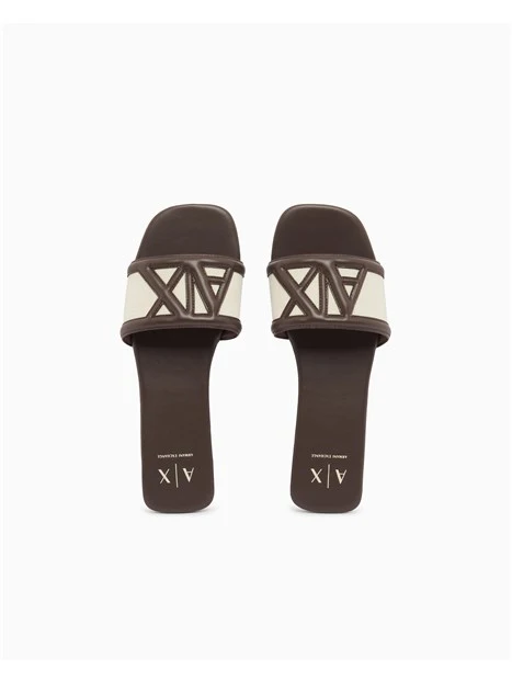 SANDALI XW002568AF22752 DONNA MARRONE