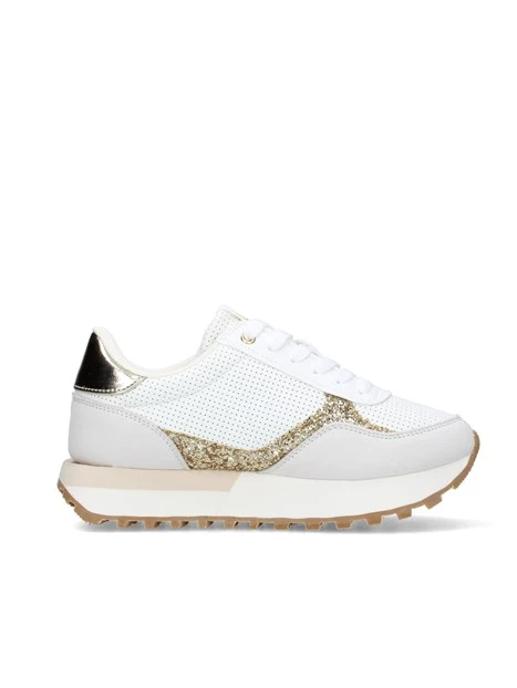 SNEAKERS BASSE BA6065TX524 DONNA BIANCO