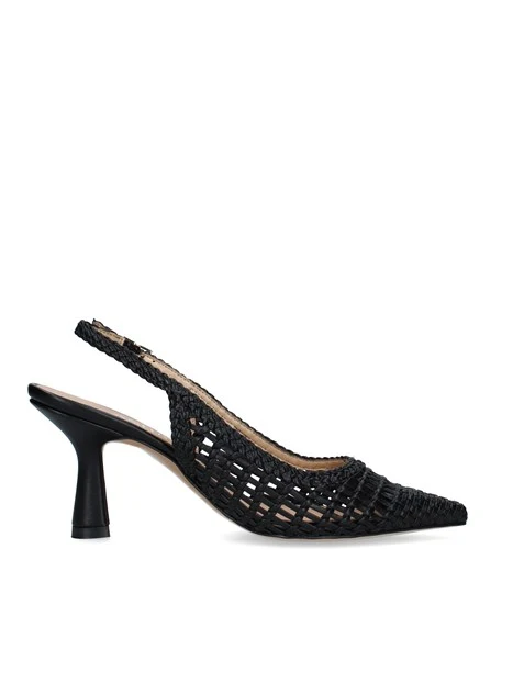 SLINGBACK 3063M075 DONNA NERO