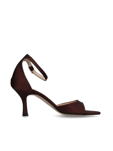 SANDALI TACCO ALTO 2526004 DONNA MARRONE