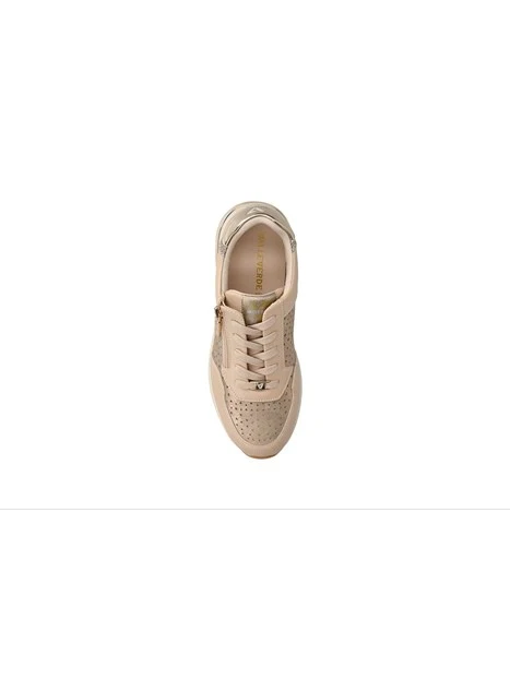 SNEAKERS BASSE V35302AZ DONNA BEIGE