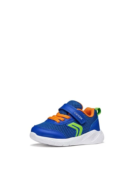 SNEAKERS BASSE B454UC01454 BAMBINO BLU