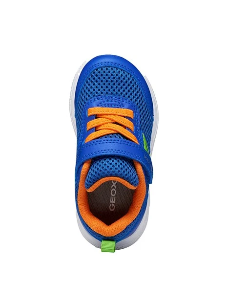 SNEAKERS BASSE B454UC01454 BAMBINO BLU