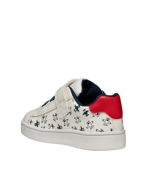 SNEAKERS BASSE B455LA000BC BAMBINO BIANCO