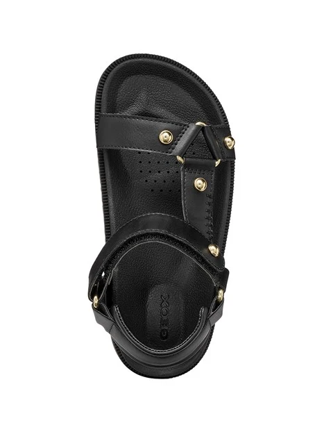 SANDALI BASSI J65P0D000BC BAMBINO NERO