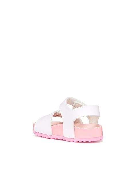 SANDALI BASSI B652RA000BC BAMBINA BIANCO