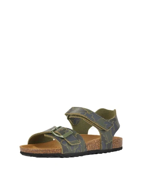 SANDALI BASSI J028LB00004 BAMBINO VERDE