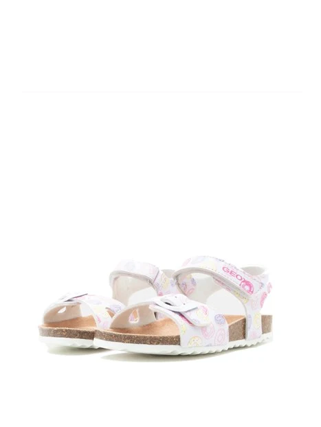 SANDALI J028MC00004 BAMBINA BIANCO